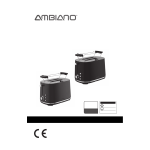 Ambiano GT-TDS-EDS-10 Retro Toaster Manuel utilisateur