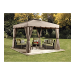 Sojag 10 ft. x 12 ft. Roma Gazebo Manuel utilisateur