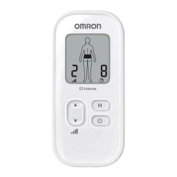 Omron Healthcare E3_Intense_White E3 Intense White Pain Reliever Manuel utilisateur | Fixfr