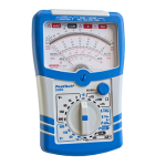 PeakTech P 3385 Analog multimeter, 600V AC/DC, 10A AC/DC, CAT III Manuel du propri&eacute;taire