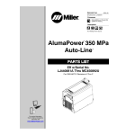 Miller ALUMAPOWER 350 MPA AUTO-LINE Manuel utilisateur