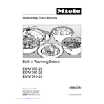 Miele ESW 760-25 Manuel utilisateur