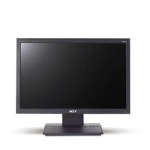 Acer V193WL Monitor Guide de d&eacute;marrage rapide