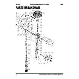 Power Fist 8658957 Gasoline Jackhammer/Post Driver Manuel utilisateur | Fixfr