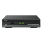 Denver DTB-134 DVB-T2 H.264 FTA settop box Manuel utilisateur