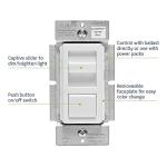 Leviton IP710-LFZ IllumaTech Slide Dimmer for LED 0-10V Power Supplies, 1200VA, 10A LED, 120/277 VAC &ndash; USMCA Compliant Manuel utilisateur