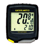 Cateye Mity 3 [CC-MT300] Computer Manuel utilisateur