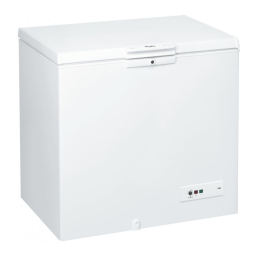 Whirlpool WHM22113 Freezer Manuel utilisateur | Fixfr