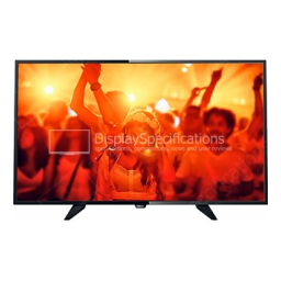 Philips 40PFT4101/12 4000 series Téléviseur LED ultra-plat Full HD Manuel utilisateur | Fixfr