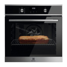 Electrolux EOF6P42X Four Manuel utilisateur | Fixfr