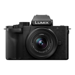 Panasonic DC G100 Manuel utilisateur | Fixfr