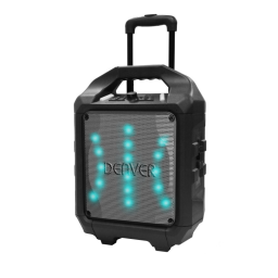 Denver TSP-505 8” Bluetooth trolley speaker Manuel utilisateur | Fixfr