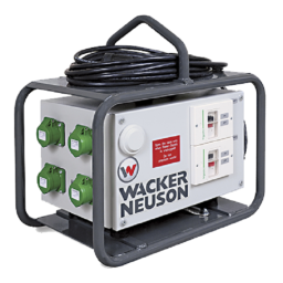 Wacker Neuson FUE 6/042/200 SC Portable Frequency Converter Manuel utilisateur | Fixfr