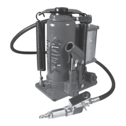 Power Fist 8003605 12 Ton Pneumatic/Hydraulic Bottle Jack Manuel utilisateur | Fixfr