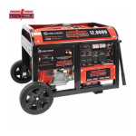 King Canada KCG-12001GE-DF 12000W GASOLINE/PROPANE GENERATOR WITH ELECTRIC START Manuel utilisateur