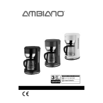Ambiano GT-CM-04 Coffee Maker Manuel utilisateur
