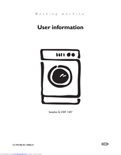 Electrolux EWF1387 Manuel utilisateur | Fixfr