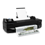 HP DesignJet T120/T520 Manuel Utilisateur + AI Chat