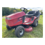 Toro 14-38XL Lawn Tractor Riding Product Manuel utilisateur