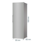 Gorenje ZOF3168SBD Cong&eacute;lateur armoire FN619EEW5 Une information important