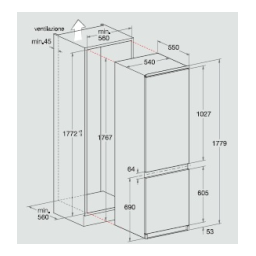 HOTPOINT/ARISTON BCB 313 AVEI FF Fridge/freezer combination Manuel utilisateur | Fixfr