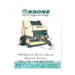 Krone KR 130 - 160 Mode d'emploi