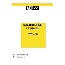 Zanussi ZDT6254 Manuel utilisateur | Fixfr