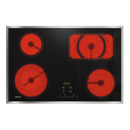 Miele KM 6542 FR Plaque électrique, vitrocéramique ou induction Manuel du propriétaire | Fixfr