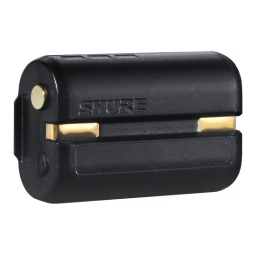 Shure SB900A Rechargeable Battery Mode d'emploi | Fixfr