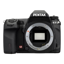 Pentax Série K-5 Manuel utilisateur | Fixfr