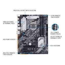 Asus PRIME Z490-P/CSM Motherboard Manuel utilisateur | Fixfr