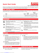 Asko D3432 Manuel utilisateur | Fixfr