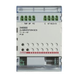 Bticino 348300 Manuel utilisateur | Fixfr