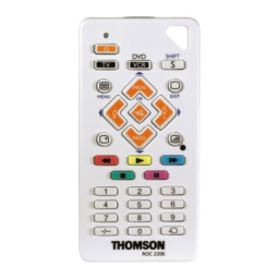 Thomson ROC2206 Manuel utilisateur | Fixfr