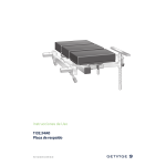 Getinge 100281D0 Head rest narrow model Mode d'emploi