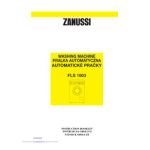 Zanussi FLS412 Manuel utilisateur