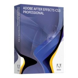 Adobe After Effects CS3 Manuel utilisateur | Fixfr