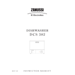 Zanussi-Electrolux DCS382W Manuel utilisateur
