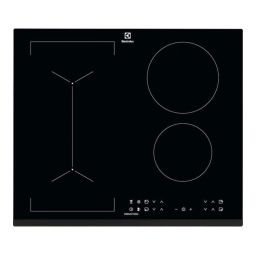 Electrolux LIV6343 Table induction Manuel utilisateur | Fixfr