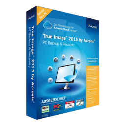 ACRONIS True Image 2013 Manuel utilisateur | Fixfr