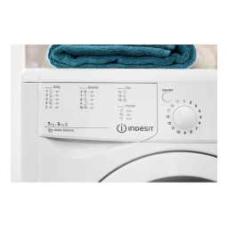 Indesit IWDE 7125 B (EU) Washer dryer Manuel utilisateur | Fixfr