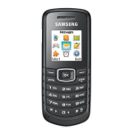 Samsung GT-E1087T Manuel utilisateur