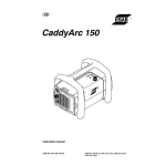 ESAB Caddy Arc 150 Manuel utilisateur