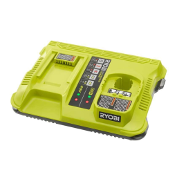 Ryobi P137 18V ONE+/40V Dual Platform Charger Manuel du propriétaire | Fixfr