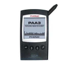 Phonic PAA3 Manuel utilisateur | Fixfr