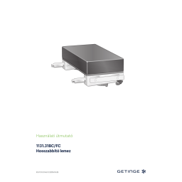Getinge 1150.59AC : Notice d'utilisation + IA Chat | Fixfr