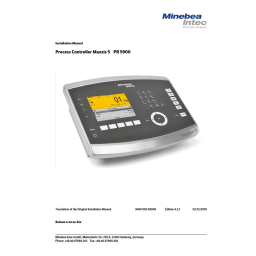 Minebea Intec PR 5900/83 Manuel d'Utilisation : AI Chat & PDF | Fixfr