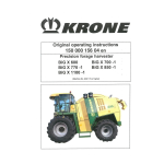 Krone BiG X 600; BiG X 700-1; BiG X 770-1; BiG X 850-1; BiG X 1100-1 Mode d'emploi