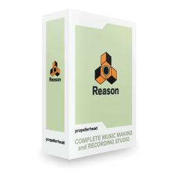 Propellerhead Reason 6.5 Mode d'emploi | Fixfr