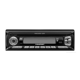 Blaupunkt Vancouver CD35 Manuel du propriétaire | Fixfr